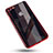 Custodia Silicone Trasparente Ultra Sottile Cover Morbida C02 per Apple iPhone 7 Rosso