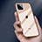 Custodia Silicone Trasparente Ultra Sottile Cover Morbida H01 per Apple iPhone 11 Pro Max Oro