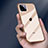 Custodia Silicone Trasparente Ultra Sottile Cover Morbida H01 per Apple iPhone 11 Pro Oro