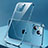 Custodia Silicone Trasparente Ultra Sottile Cover Morbida H01 per Apple iPhone 13 Blu