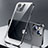 Custodia Silicone Trasparente Ultra Sottile Cover Morbida H01 per Apple iPhone 13 Mini Nero