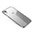 Custodia Silicone Trasparente Ultra Sottile Cover Morbida H01 per Apple iPhone XR Argento