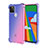 Custodia Silicone Trasparente Ultra Sottile Cover Morbida H01 per Google Pixel 5 Blu
