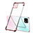 Custodia Silicone Trasparente Ultra Sottile Cover Morbida H01 per Huawei Enjoy 20 5G Oro Rosa