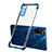 Custodia Silicone Trasparente Ultra Sottile Cover Morbida H01 per Huawei Enjoy 20 Pro 5G Blu