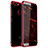 Custodia Silicone Trasparente Ultra Sottile Cover Morbida H01 per Huawei Enjoy 7S Rosso