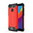 Custodia Silicone Trasparente Ultra Sottile Cover Morbida H01 per Huawei Enjoy 8e Rosso
