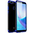 Custodia Silicone Trasparente Ultra Sottile Cover Morbida H01 per Huawei Honor 7C Blu