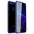 Custodia Silicone Trasparente Ultra Sottile Cover Morbida H01 per Huawei Honor 7X Blu