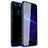 Custodia Silicone Trasparente Ultra Sottile Cover Morbida H01 per Huawei Honor V9 Blu