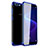 Custodia Silicone Trasparente Ultra Sottile Cover Morbida H01 per Huawei Honor View 10 Blu