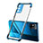 Custodia Silicone Trasparente Ultra Sottile Cover Morbida H01 per Huawei Honor X10 Max 5G Blu