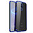 Custodia Silicone Trasparente Ultra Sottile Cover Morbida H01 per Huawei Maimang 6 Blu