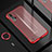 Custodia Silicone Trasparente Ultra Sottile Cover Morbida H01 per Huawei Nova 5T Rosso