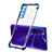 Custodia Silicone Trasparente Ultra Sottile Cover Morbida H01 per Huawei Nova 7 Pro 5G Blu