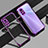 Custodia Silicone Trasparente Ultra Sottile Cover Morbida H01 per Huawei Nova 8 5G Viola