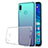 Custodia Silicone Trasparente Ultra Sottile Cover Morbida H01 per Huawei Nova Lite 3 Chiaro