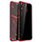 Custodia Silicone Trasparente Ultra Sottile Cover Morbida H01 per Huawei P20 Lite Rosso