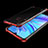 Custodia Silicone Trasparente Ultra Sottile Cover Morbida H01 per Huawei P30 Lite Rosso
