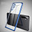 Custodia Silicone Trasparente Ultra Sottile Cover Morbida H01 per Huawei P30 Pro Blu