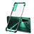 Custodia Silicone Trasparente Ultra Sottile Cover Morbida H01 per Huawei P40 Lite 5G Verde