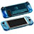 Custodia Silicone Trasparente Ultra Sottile Cover Morbida H01 per Nintendo Switch Blu