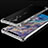 Custodia Silicone Trasparente Ultra Sottile Cover Morbida H01 per Nokia 7.1 Plus Argento