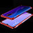 Custodia Silicone Trasparente Ultra Sottile Cover Morbida H01 per Oppo A11 Rosso