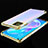 Custodia Silicone Trasparente Ultra Sottile Cover Morbida H01 per Oppo A73 5G Oro
