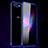 Custodia Silicone Trasparente Ultra Sottile Cover Morbida H01 per Oppo AX5 Blu