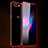 Custodia Silicone Trasparente Ultra Sottile Cover Morbida H01 per Oppo AX5 Rosso
