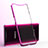 Custodia Silicone Trasparente Ultra Sottile Cover Morbida H01 per Oppo Find X Super Flash Edition Rosa Caldo