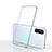 Custodia Silicone Trasparente Ultra Sottile Cover Morbida H01 per Oppo Find X2 Neo Argento