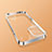 Custodia Silicone Trasparente Ultra Sottile Cover Morbida H01 per Oppo Find X3 5G Argento