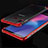 Custodia Silicone Trasparente Ultra Sottile Cover Morbida H01 per Samsung Galaxy A6s Rosso