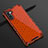 Custodia Silicone Trasparente Ultra Sottile Cover Morbida H01 per Samsung Galaxy Note 10 5G Rosso