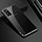 Custodia Silicone Trasparente Ultra Sottile Cover Morbida H01 per Samsung Galaxy Note 20 Ultra 5G Nero