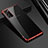 Custodia Silicone Trasparente Ultra Sottile Cover Morbida H01 per Samsung Galaxy Note 20 Ultra 5G Rosso