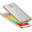 Custodia Silicone Trasparente Ultra Sottile Cover Morbida H01 per Samsung Galaxy Note 3 N9000 Oro