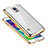 Custodia Silicone Trasparente Ultra Sottile Cover Morbida H01 per Samsung Galaxy S5 Duos Plus Oro