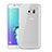 Custodia Silicone Trasparente Ultra Sottile Cover Morbida H01 per Samsung Galaxy S6 Edge+ Plus SM-G928F Grigio