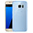 Custodia Silicone Trasparente Ultra Sottile Cover Morbida H01 per Samsung Galaxy S7 G930F G930FD Blu