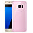 Custodia Silicone Trasparente Ultra Sottile Cover Morbida H01 per Samsung Galaxy S7 G930F G930FD Rosa
