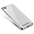 Custodia Silicone Trasparente Ultra Sottile Cover Morbida H01 per Xiaomi Mi 4C Argento