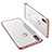 Custodia Silicone Trasparente Ultra Sottile Cover Morbida H01 per Xiaomi Mi 8 Oro Rosa