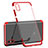 Custodia Silicone Trasparente Ultra Sottile Cover Morbida H01 per Xiaomi Mi 8 Pro Global Version Rosso