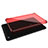 Custodia Silicone Trasparente Ultra Sottile Cover Morbida H01 per Xiaomi Mi Pad 4 Plus 10.1 Rosso