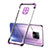 Custodia Silicone Trasparente Ultra Sottile Cover Morbida H01 per Xiaomi Redmi 10X Pro 5G Viola