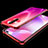 Custodia Silicone Trasparente Ultra Sottile Cover Morbida H01 per Xiaomi Redmi K30 4G Rosso