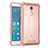 Custodia Silicone Trasparente Ultra Sottile Cover Morbida H01 per Xiaomi Redmi Note 3 Rosa